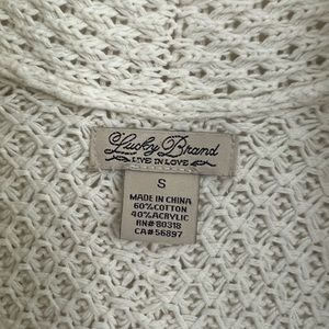 Lucky Brand 🍀 Long Textured Cardigan